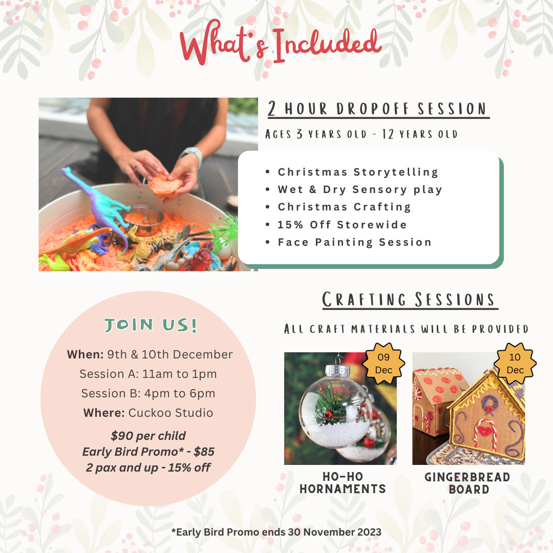 Christmas Workshop (9th & 10th December 2023)