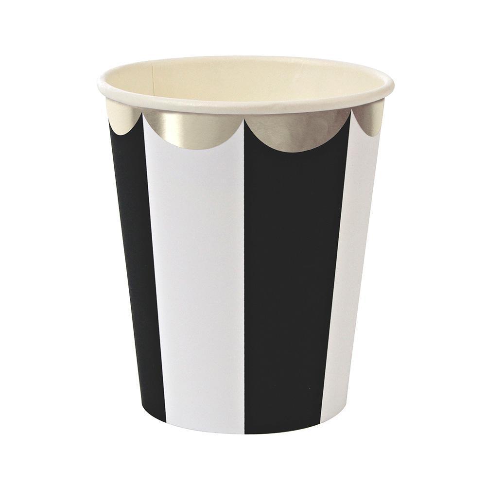Black Stripe Cups