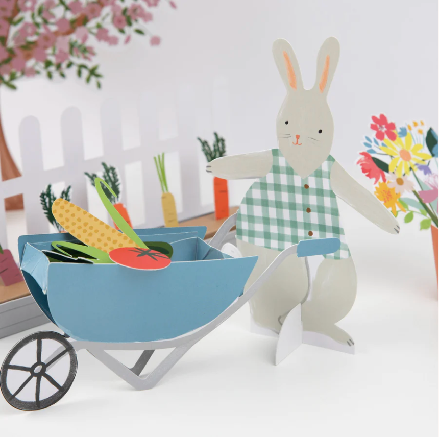 Bunny Paper Play Garden