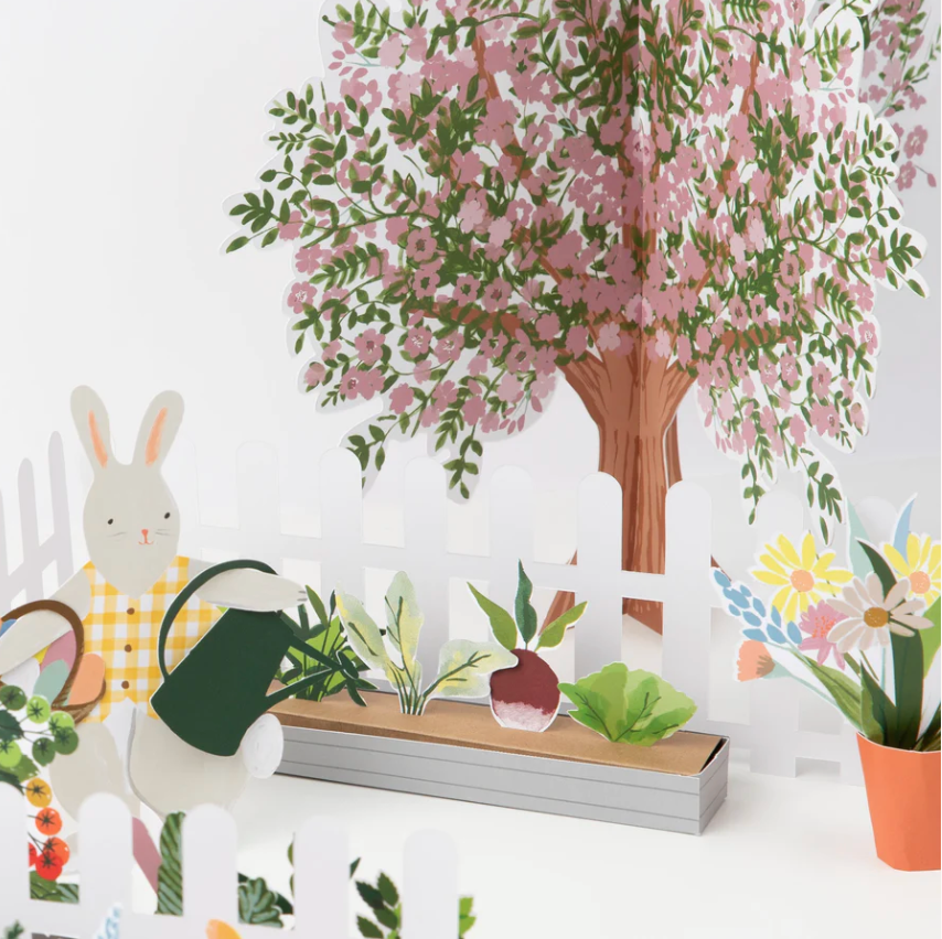 Bunny Paper Play Garden