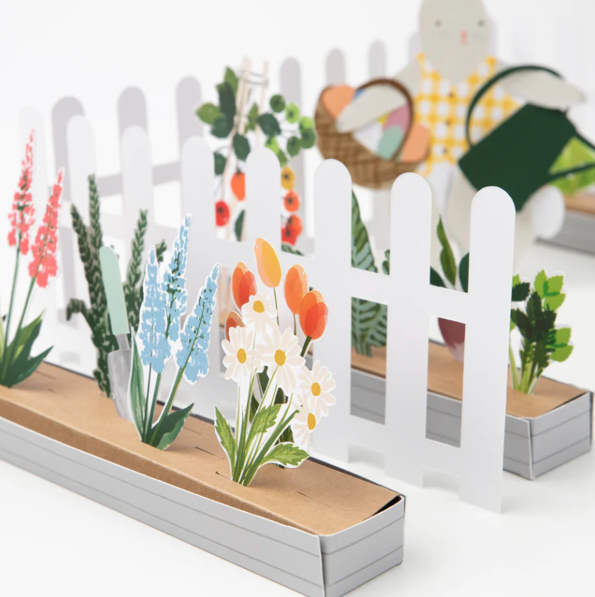 Bunny Paper Play Garden
