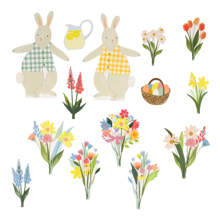 Bunny Paper Play Garden