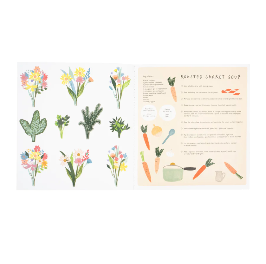 Bunny Paper Play Garden