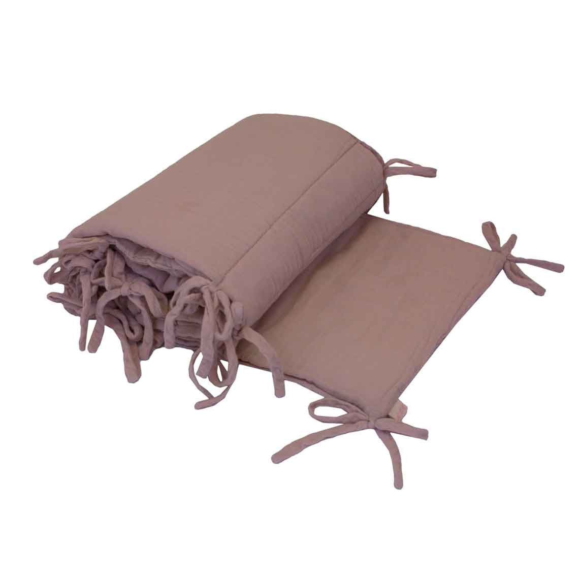 Cot Bumper Dusty Pink