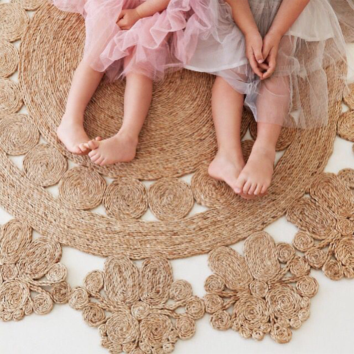 A&C - Flower Weave Marigold Rug