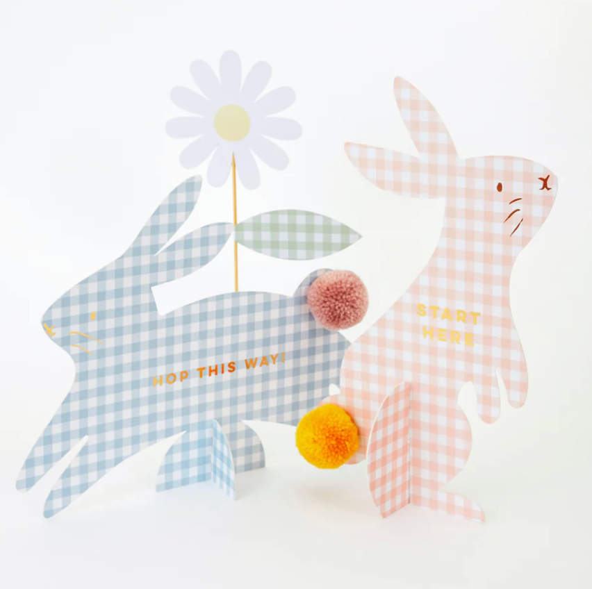 Gingham Bunnies Egg Hunt Kit