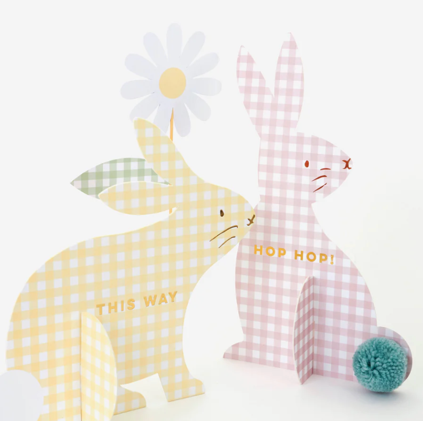 Gingham Bunnies Egg Hunt Kit