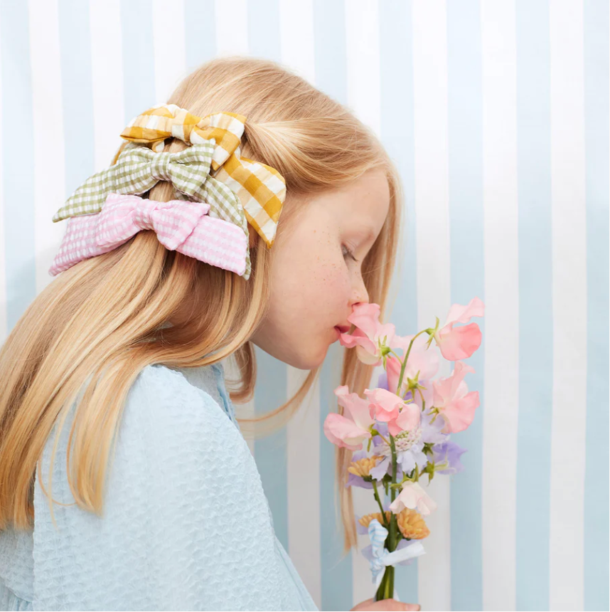 Gingham Hair Bows