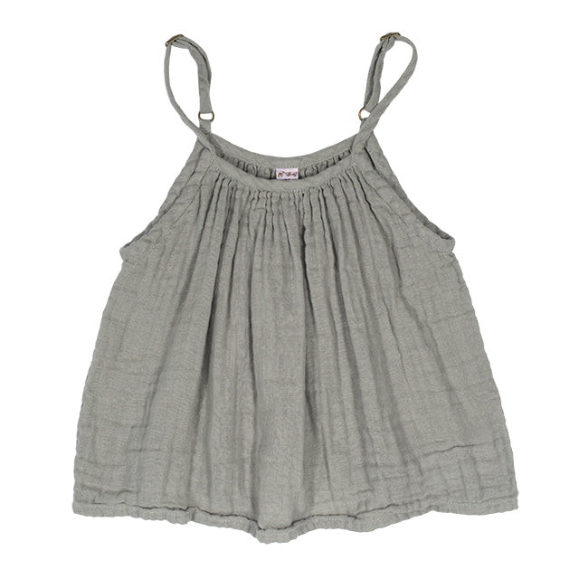 Mia Top Silver Grey