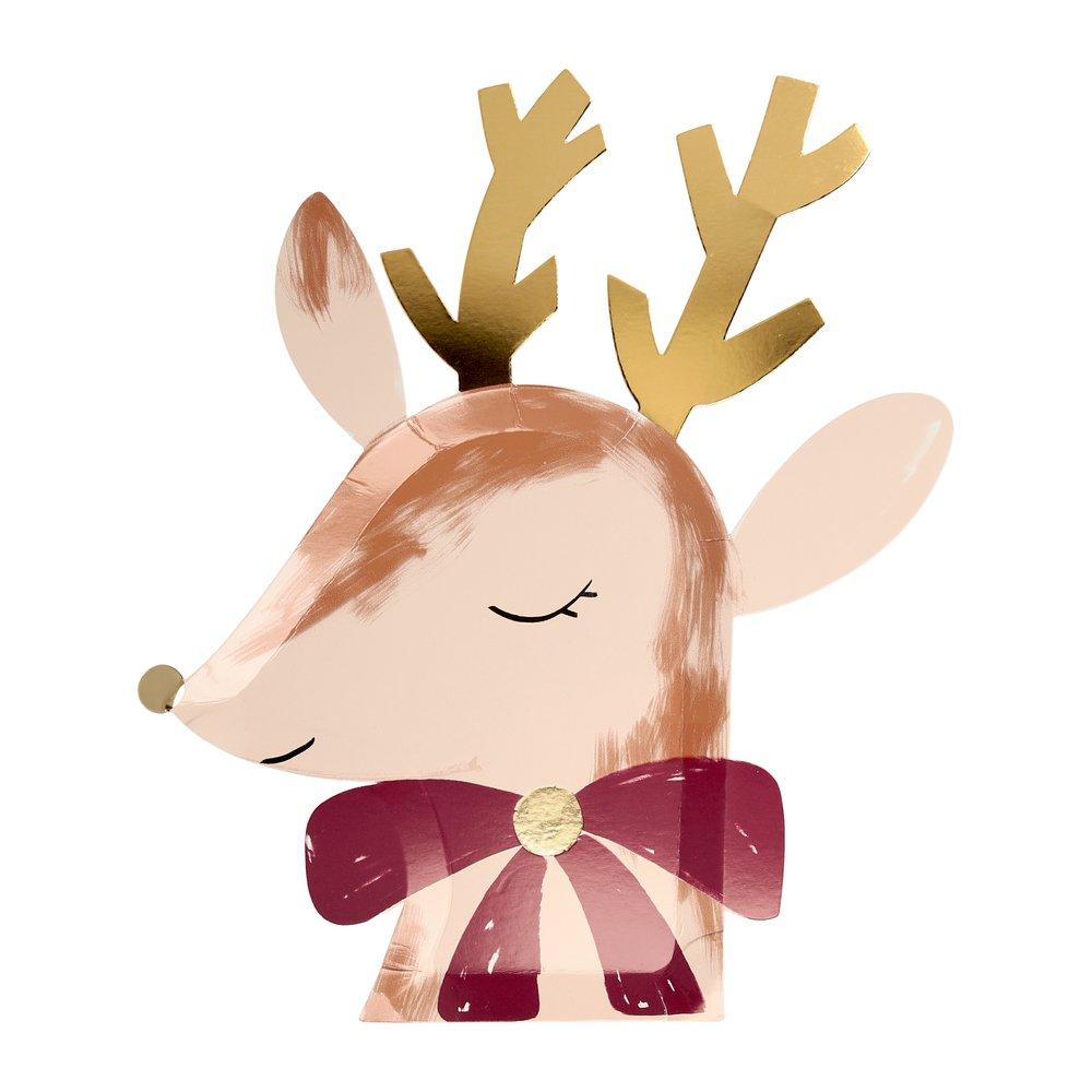 Reindeer with Bow Plates