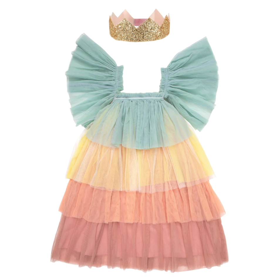 Rainbow Ruffle Princess Dress Up