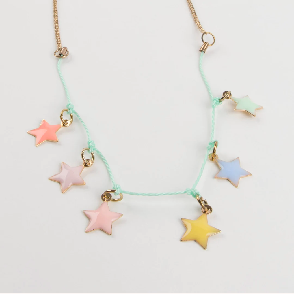 Enamel Star Necklace