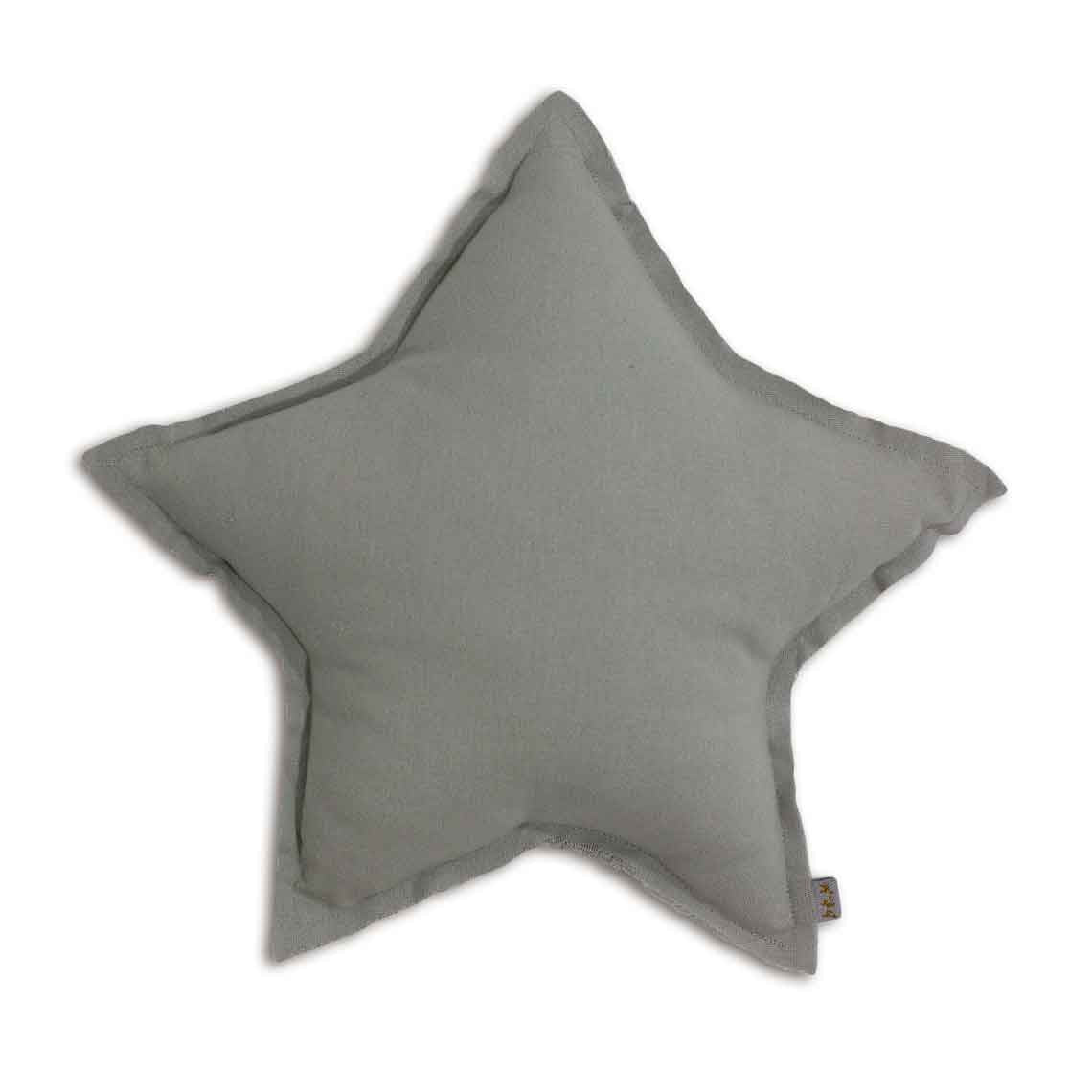 Star Cushion - Silver Grey