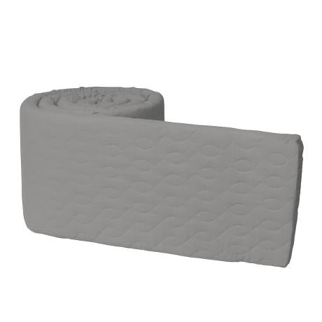 Baby Bumper Quilted - Elephant Grey
