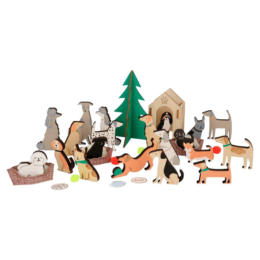 Advent Calendar - Wooden Dog