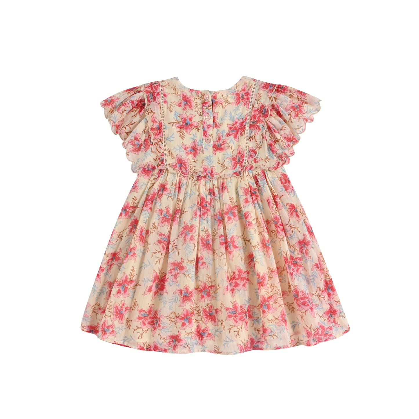 Dress SIloe - Raspberry Flowers
