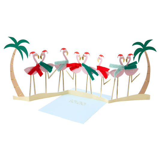Festive Flamingo Card