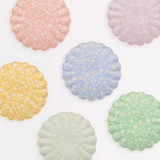 Floral Small Bamboo Plates