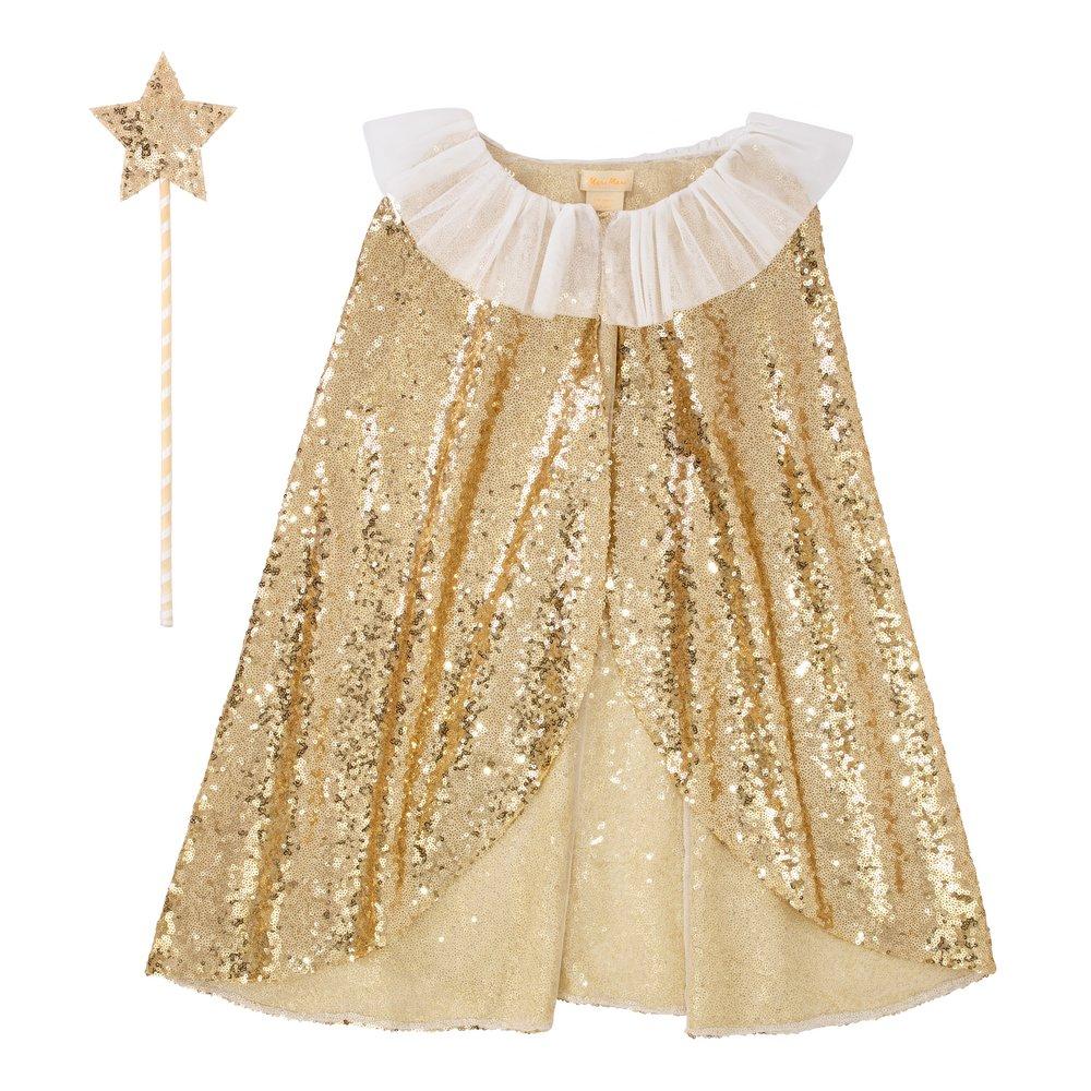Gold Sparkle Cape Dress Up