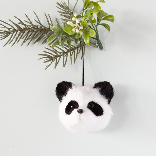 Panda Head Tree Decoration