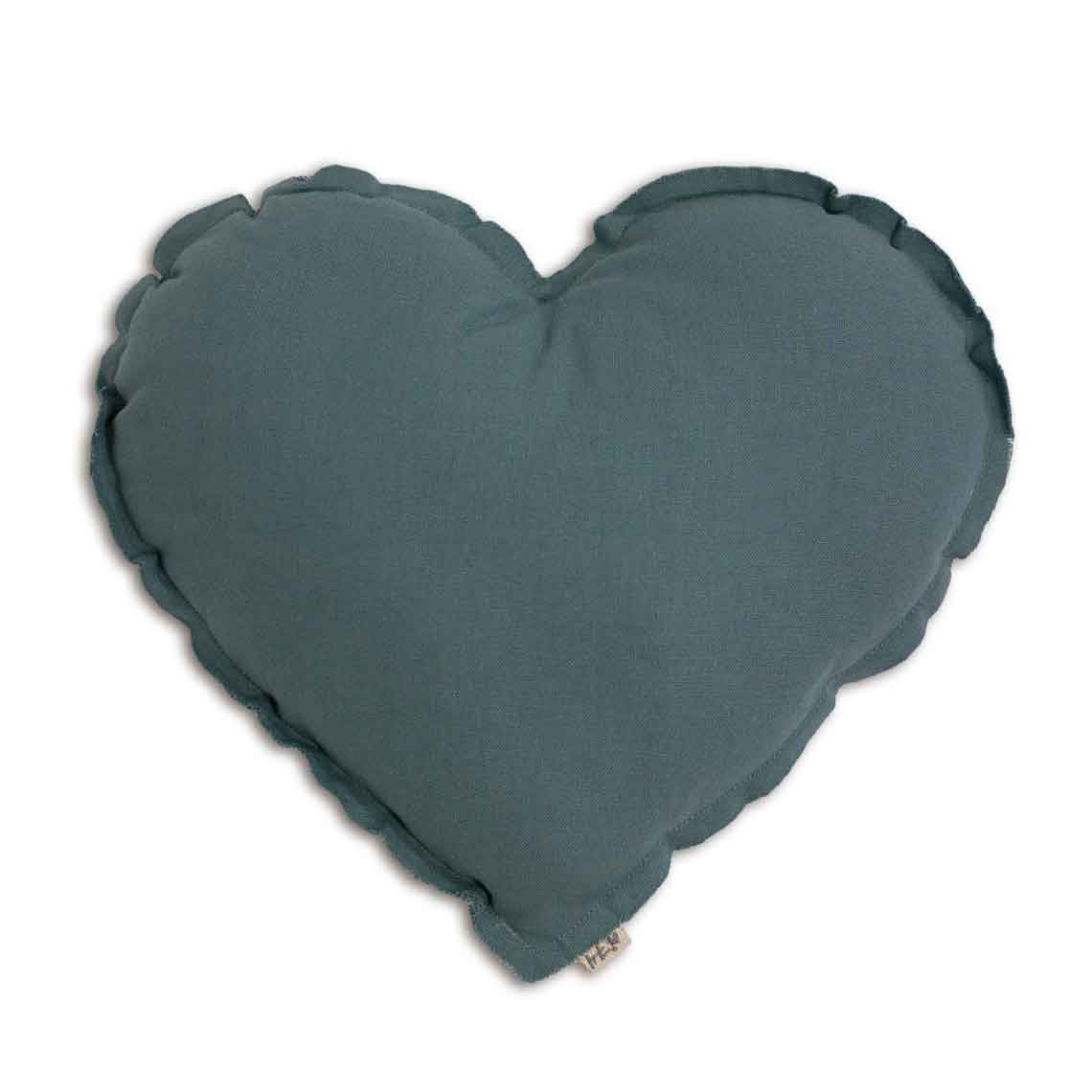Heart Cushion- Ice Blue