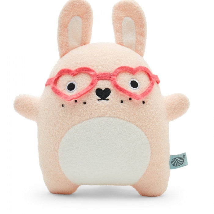 Ricebonbon – Pink Rabbit Glasses Plush