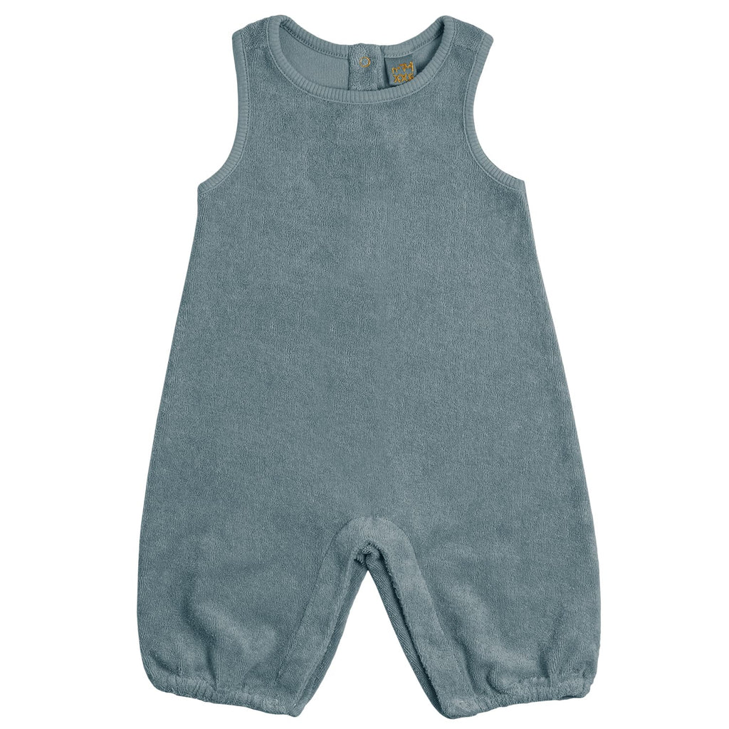Stef Baby Romper - Ice Blue (Terry Jersey)