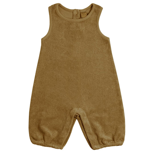 Stef Baby Romper - Antique Bronze (Terry Jersey)