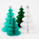 Green Forest Honeycomb Decorations