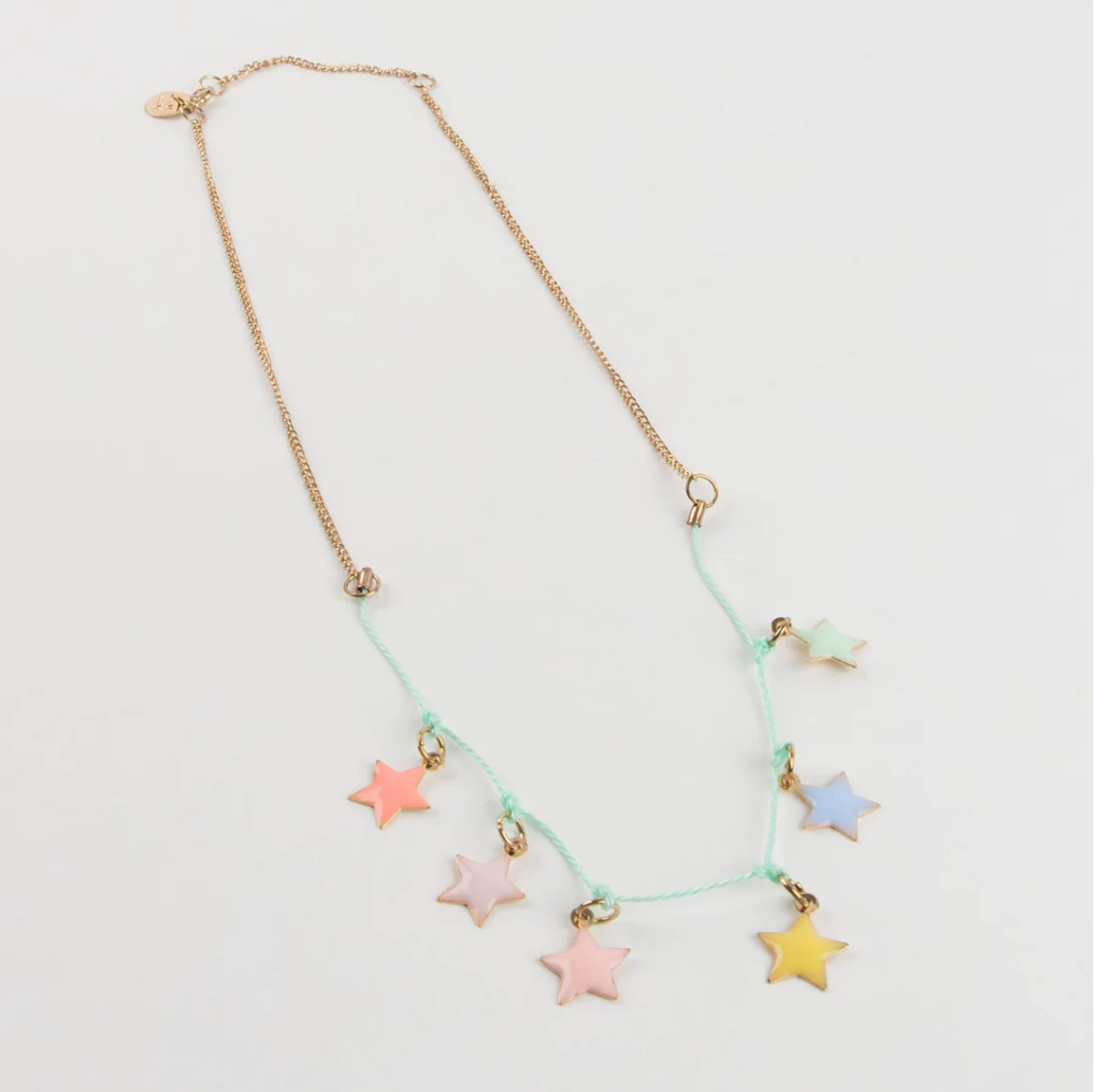 Enamel Star Necklace