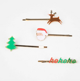 Christmas Enamel Hair Slides