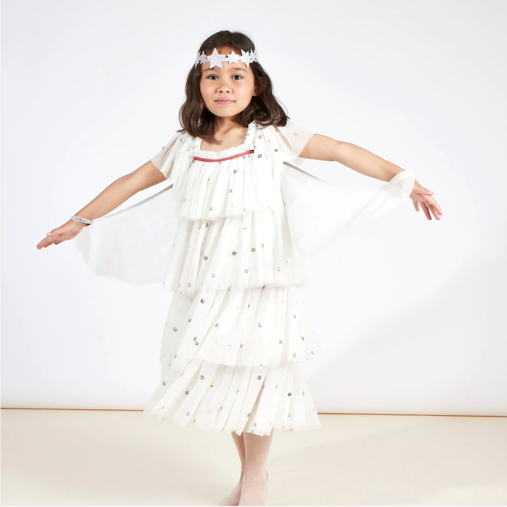 Sequin Tulle Angel Costume (3 - 4 Years)
