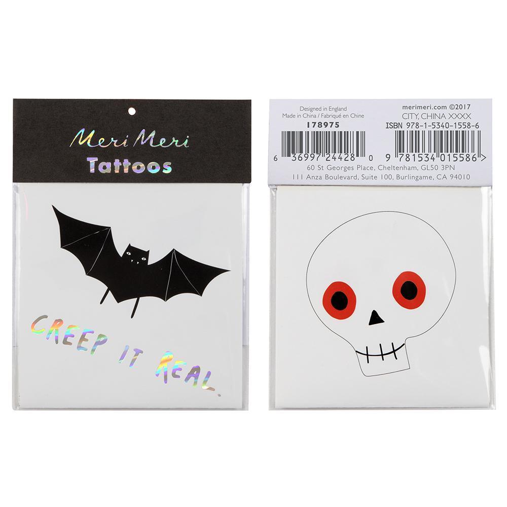 Skull & Bat Tattoos