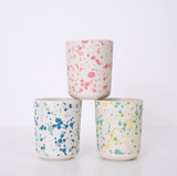 Speckled Bamboo Cups