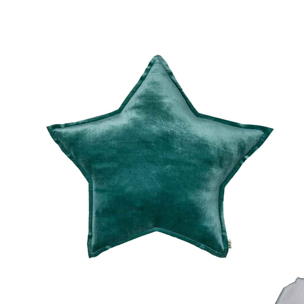 Star Cushion (Velvet) - Teal