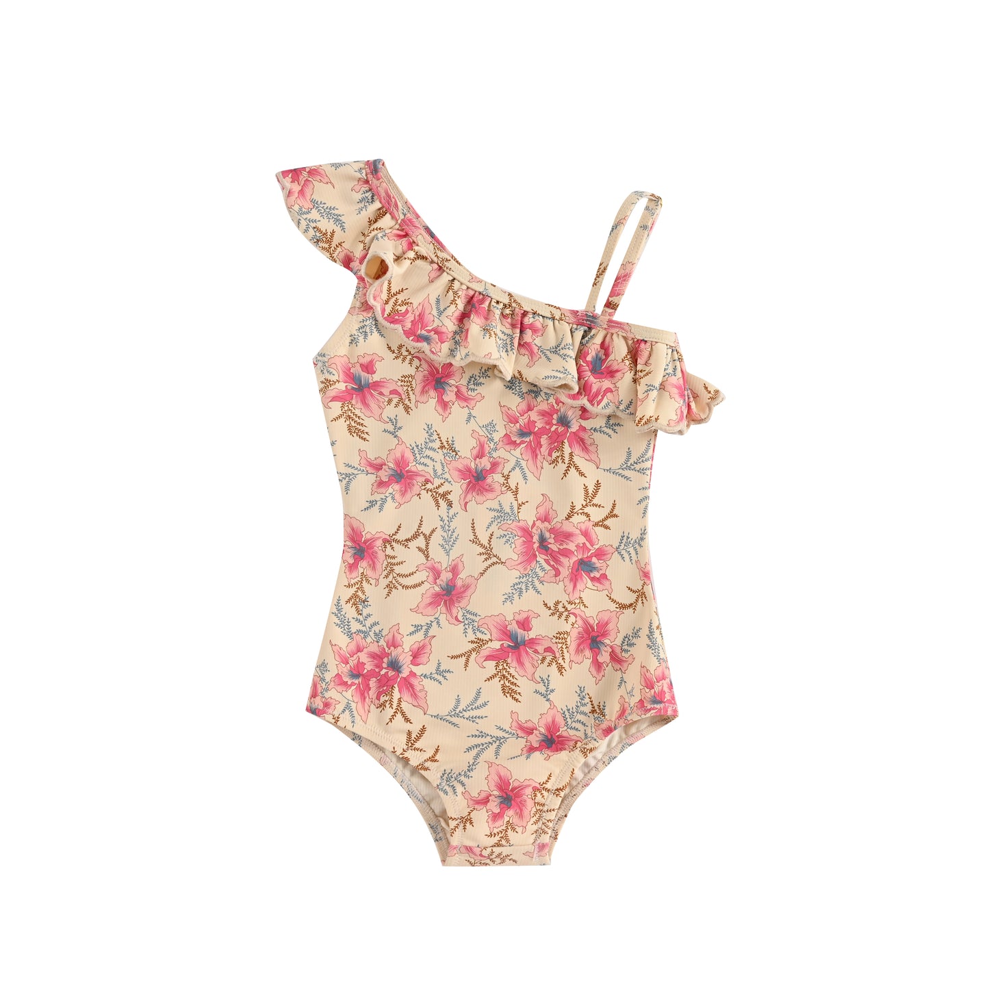 Bathing Suit Audrey - Raspberry Flowers