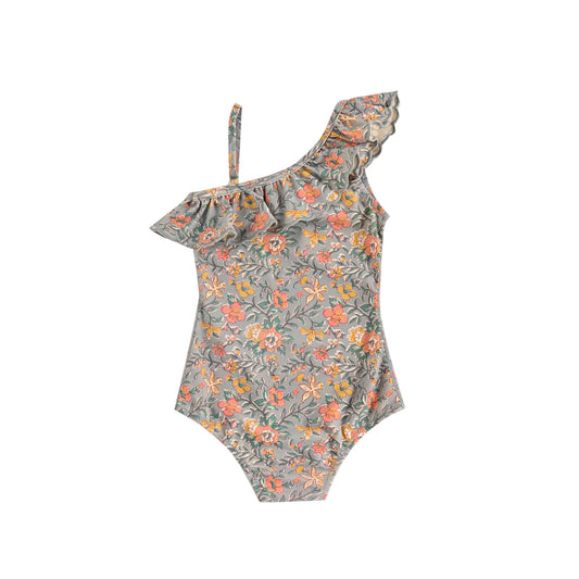 Bathing Suit Audrey - Water Flowers