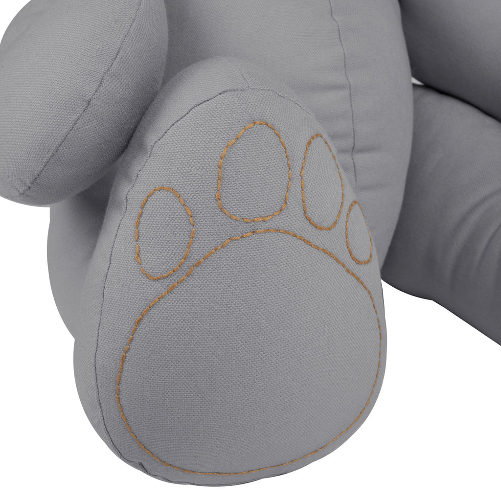Ted Bear Cushion - Stone Grey (Medium)