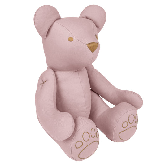 Ted Bear Cushion - Dusty Pink (Small)
