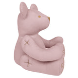 Ted Bear Cushion - Dusty Pink (Small)