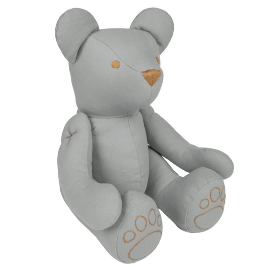 Ted Bear Cushion - Silver Grey (Small)