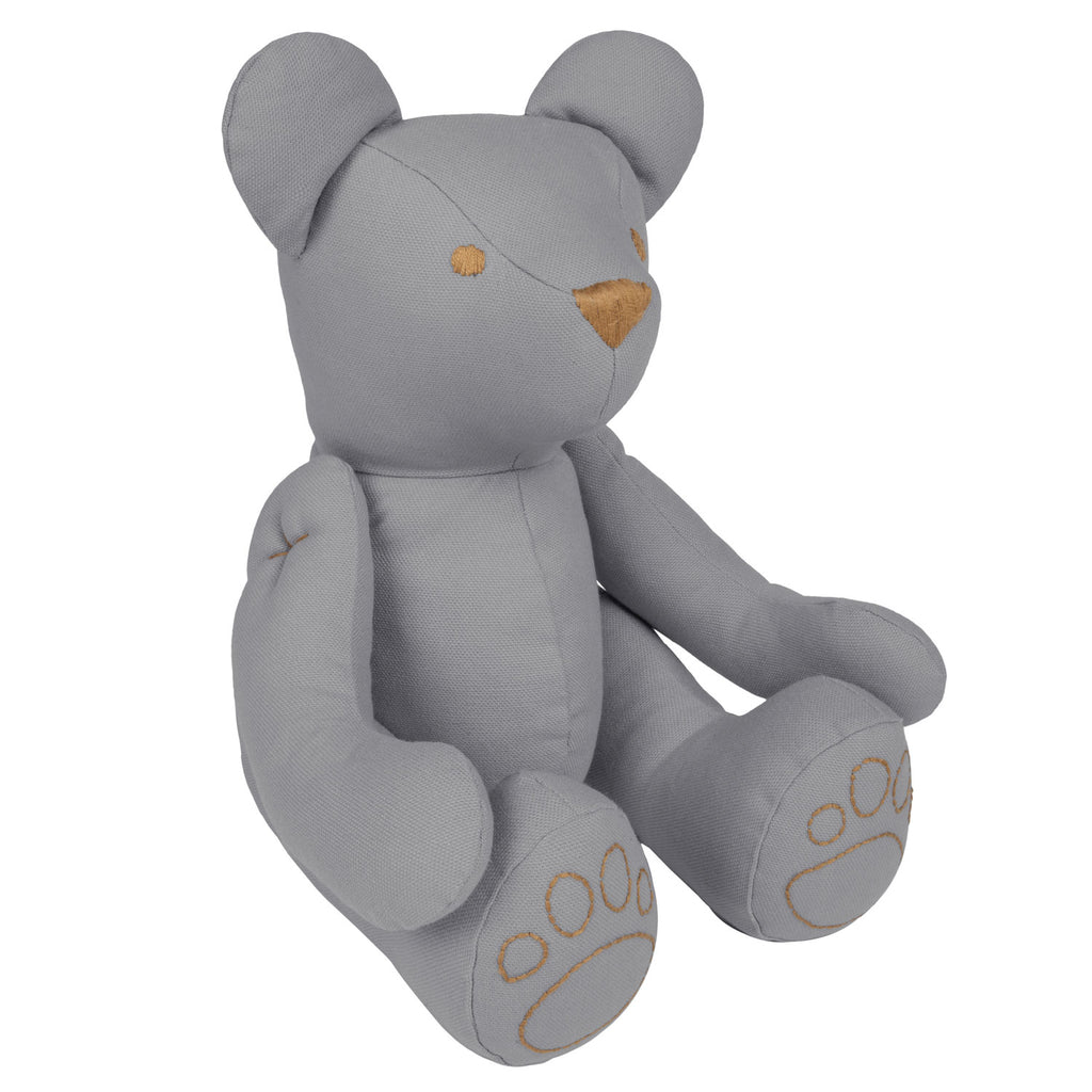 Ted Bear Cushion - Stone Grey (Small)