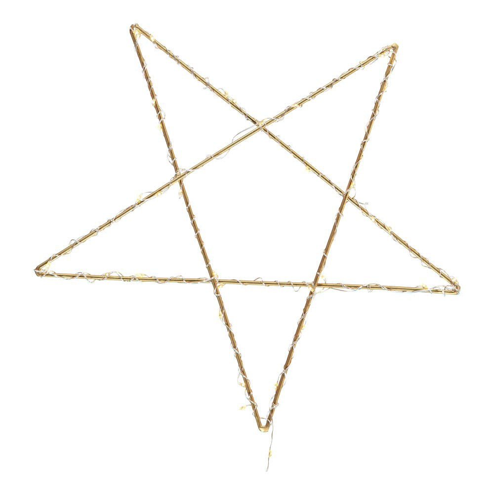 Illuminated Sculpture - Star (Gold)