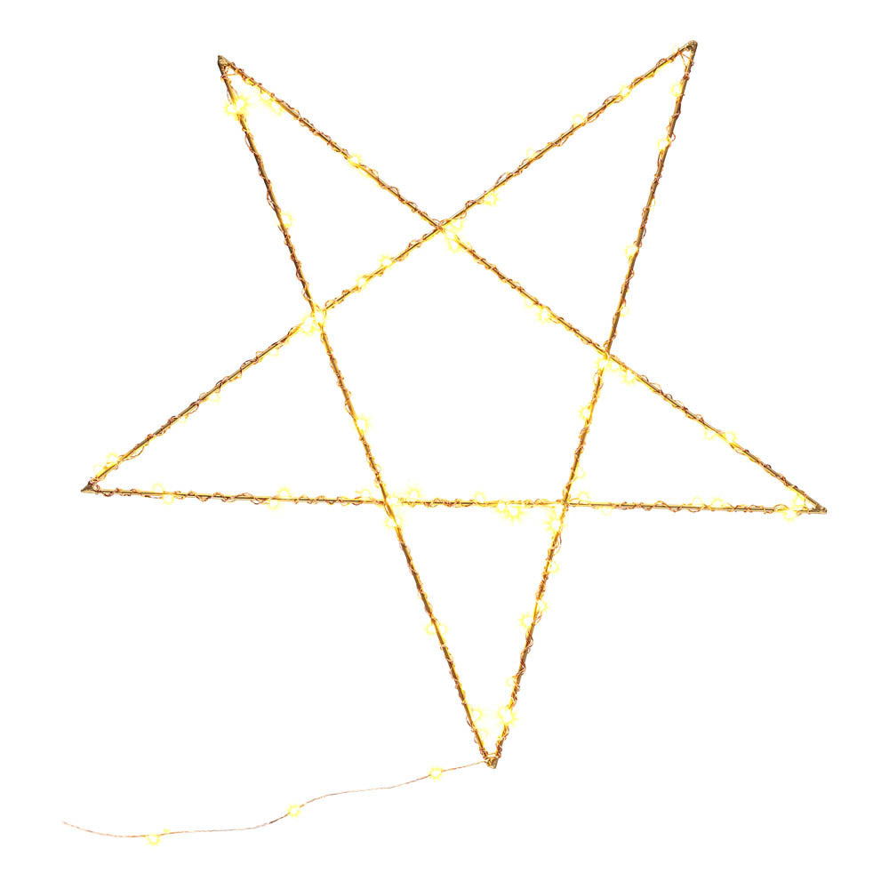 Illuminated Sculpture - Star (Gold)