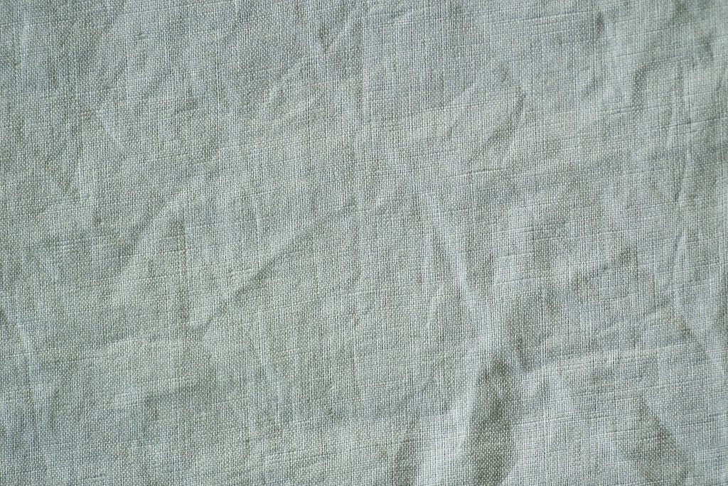 Linen Fitted Sheet Single - Pistachio (200 x 90x 27 cm)